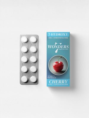 7 WONDERS KRATOM -  7 HYDROXYMITRAGYNINE 20MG - Cherry