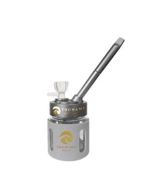 Tsunami Premium Mini Bubbler Pipe - Gray