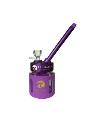 Tsunami Premium Mini Bubbler Pipe - Purple