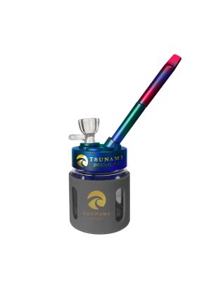 Tsunami Premium Mini Bubbler Pipe - 7 Color